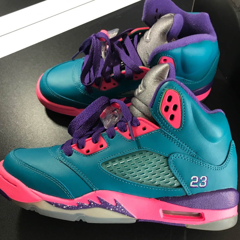 Jordan 5 Retro Tropical Teal LIKE NEW